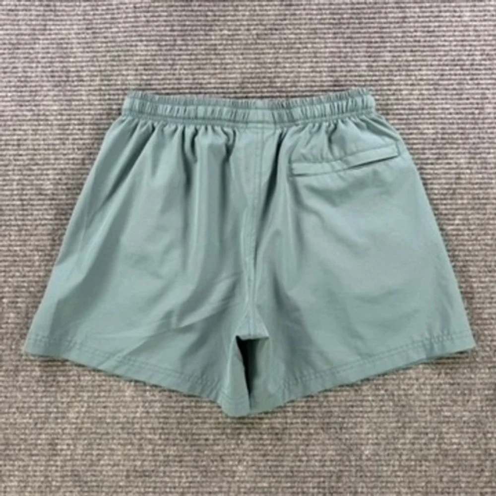 Cove USA Mens 30 Sage Green Hybrid Shorts Athletic Quick Dry Running Zip Pocket